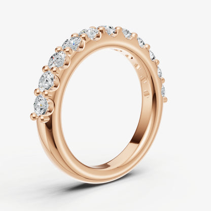 Shared Claw 0.10ct (10pt) Round Diamond Band