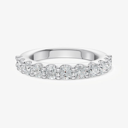 Shared Claw 0.10ct (10pt) Round Diamond Band