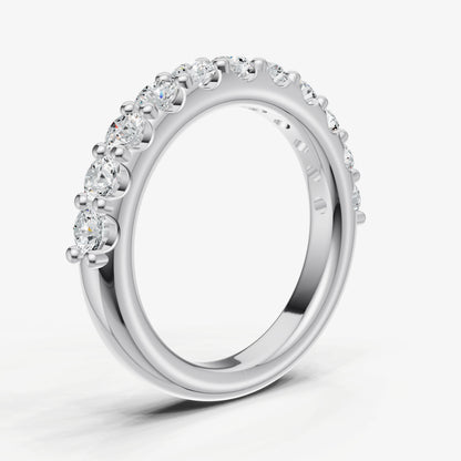 Shared Claw 0.10ct (10pt) Round Diamond Band