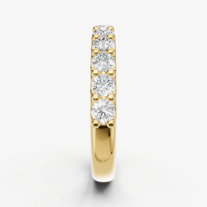 Shared Claw 0.10ct (10pt) Round Diamond Band