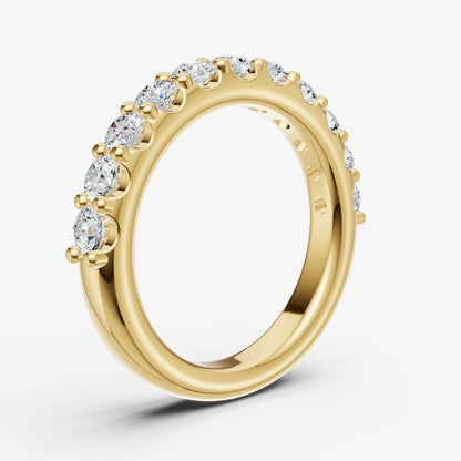 Shared Claw 0.10ct (10pt) Round Diamond Band