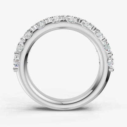 Shared Claw 0.15ct (15pt) Round Diamond Band
