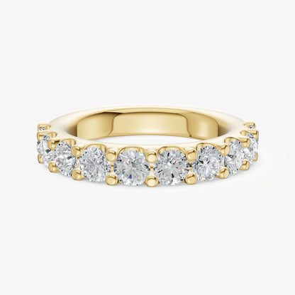Shared Claw 0.15ct (15pt) Round Diamond Band
