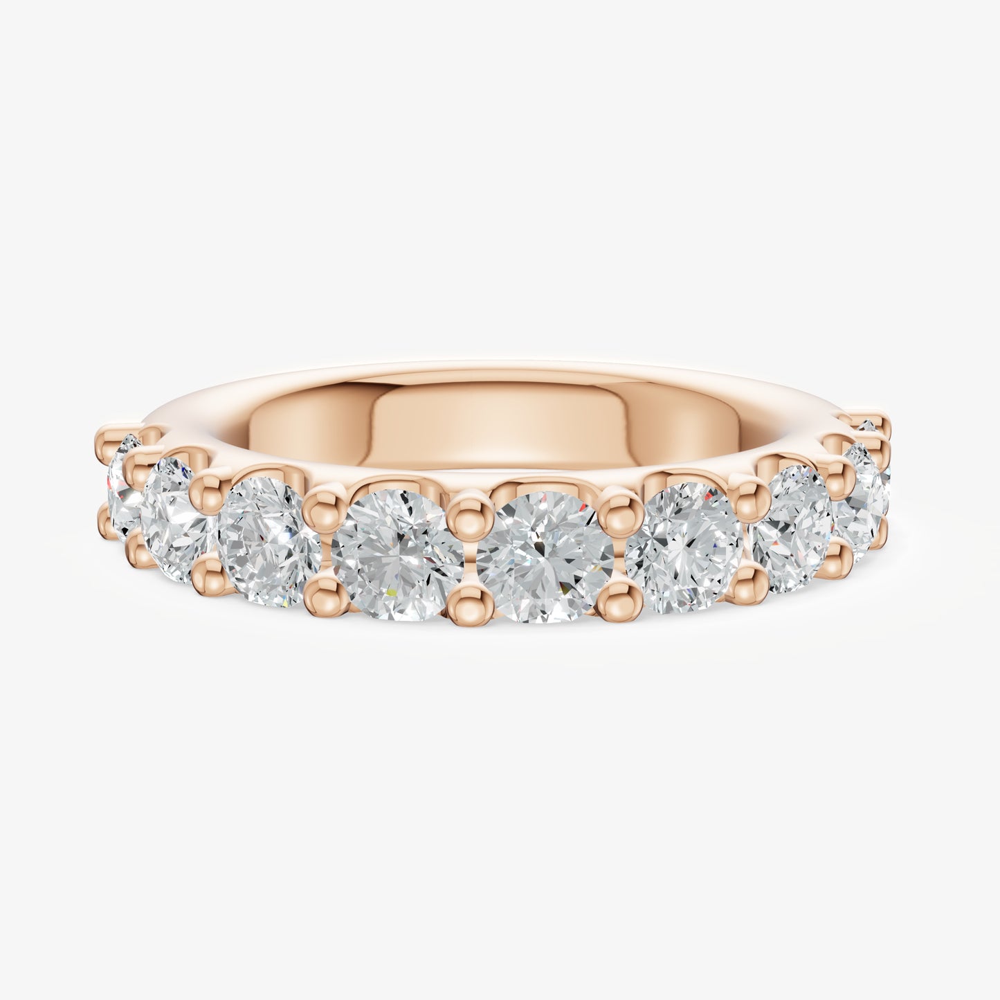 Shared Claw 0.20ct (20pt) Round Diamond Band