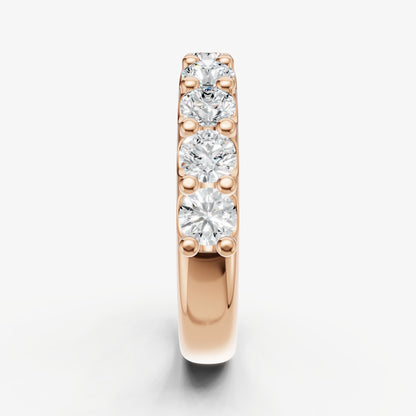 Shared Claw 0.20ct (20pt) Round Diamond Band
