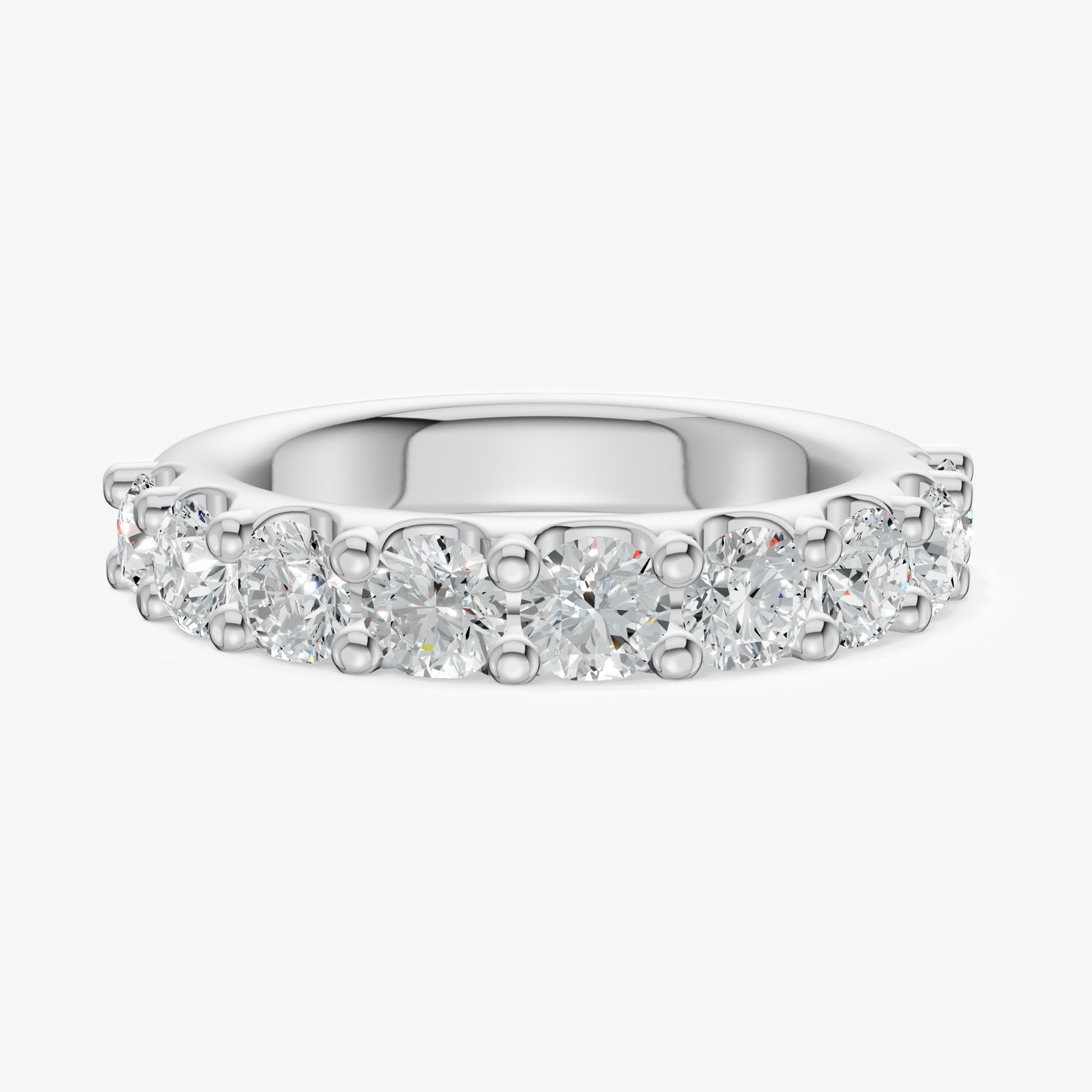 Shared Claw 0.20ct (20pt) Round Diamond Band