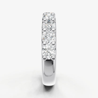 Shared Claw 0.20ct (20pt) Round Diamond Band