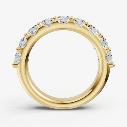 Shared Claw 0.20ct (20pt) Round Diamond Band