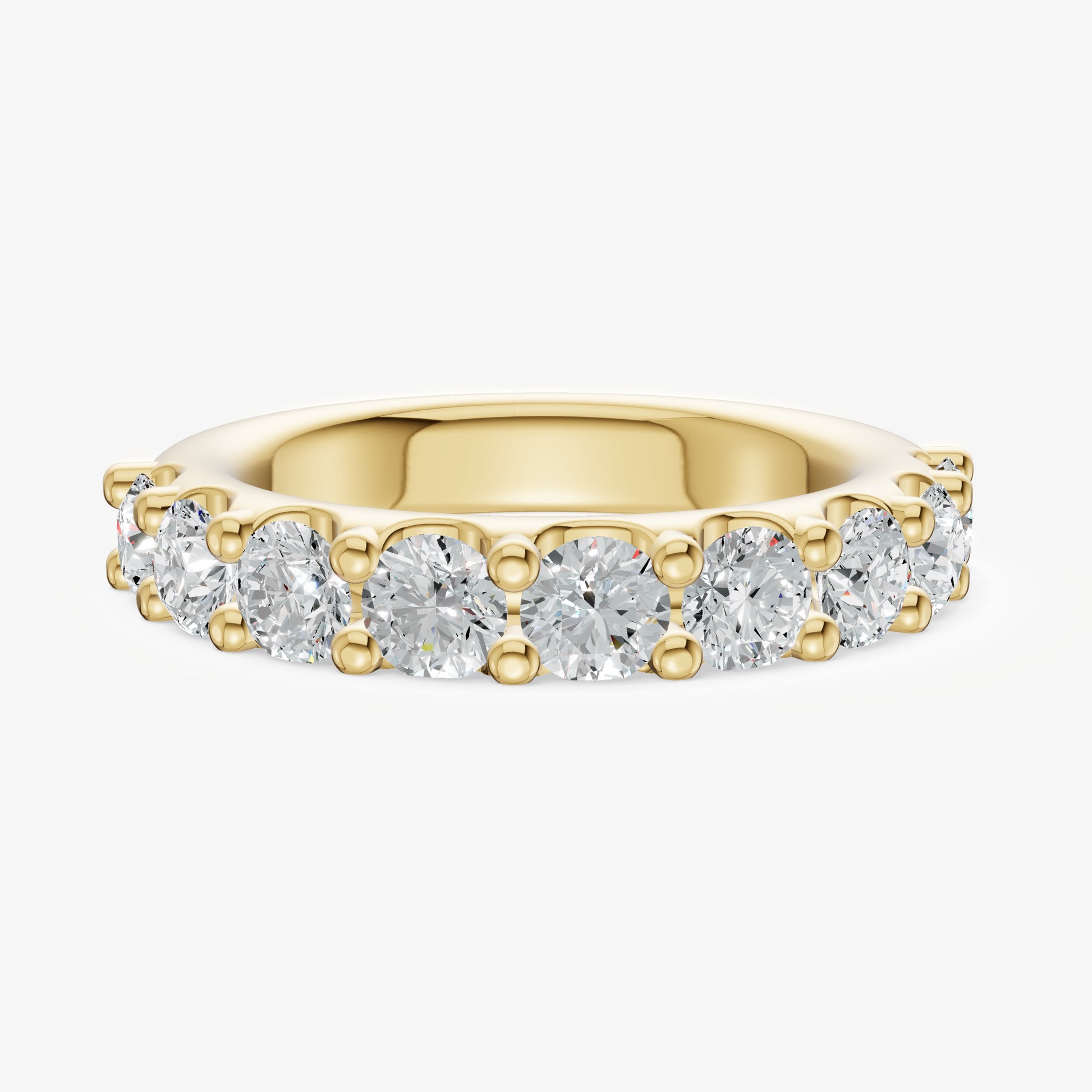 Shared Claw 0.20ct (20pt) Round Diamond Band