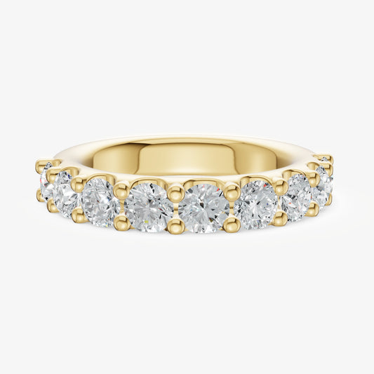 Shared Claw 0.20ct (20pt) Round Diamond Band