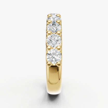 Shared Claw 0.20ct (20pt) Round Diamond Band