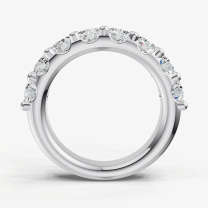 Shared Claw 0.25ct (25pt) Round Diamond Band