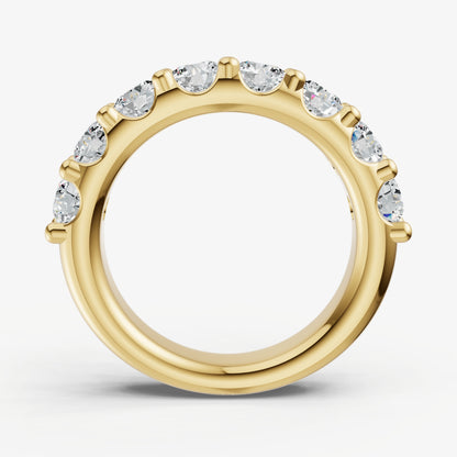 Shared Claw 0.25ct (25pt) Round Diamond Band