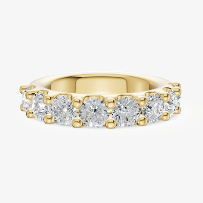 Shared Claw 0.25ct (25pt) Round Diamond Band