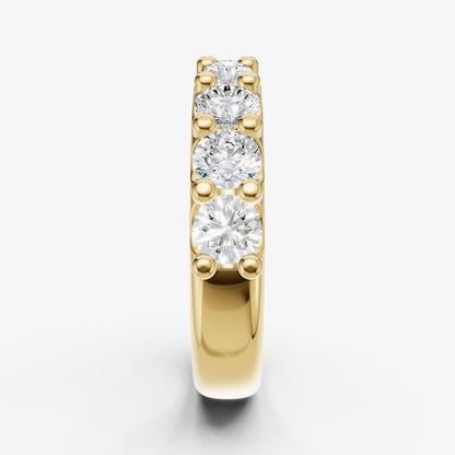 Shared Claw 0.25ct (25pt) Round Diamond Band