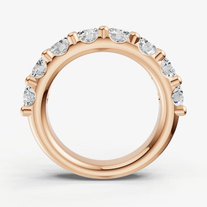 Shared Claw 0.30ct (30pt) Round Diamond Band