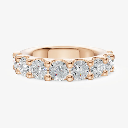 Shared Claw 0.30ct (30pt) Round Diamond Band