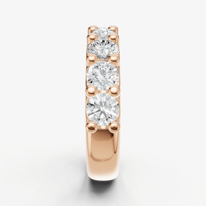 Shared Claw 0.30ct (30pt) Round Diamond Band