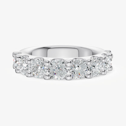 Shared Claw 0.30ct (30pt) Round Diamond Band
