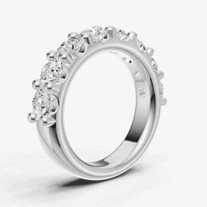 Shared Claw 0.30ct (30pt) Round Diamond Band