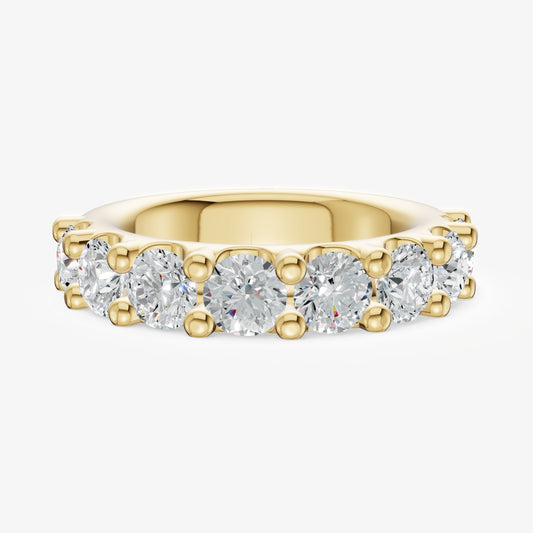 Shared Claw 0.30ct (30pt) Round Diamond Band