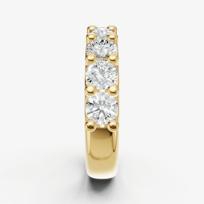 Shared Claw 0.30ct (30pt) Round Diamond Band