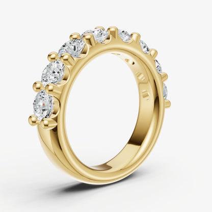 Shared Claw 0.30ct (30pt) Round Diamond Band