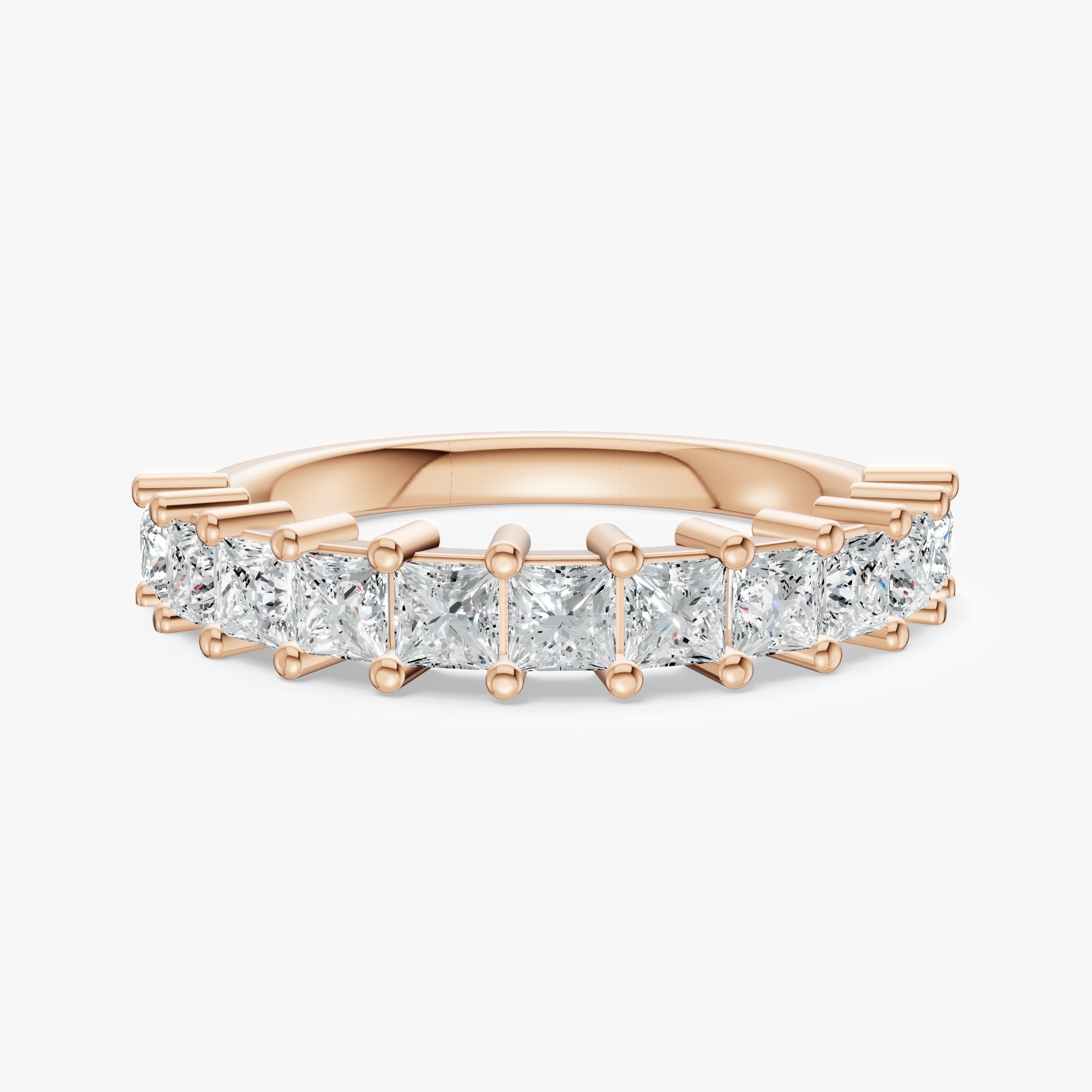 Prong Set 0.10ct (10pt) Diamond Band