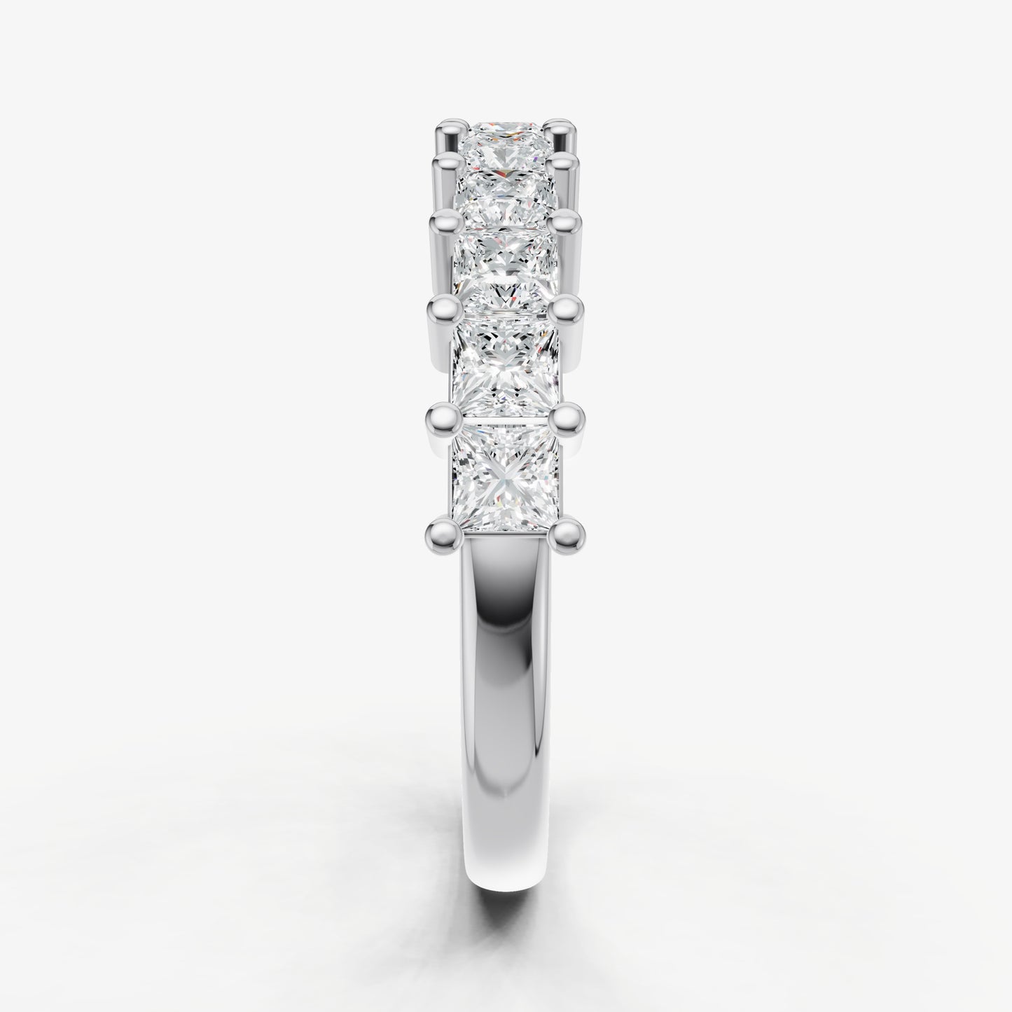 Prong Set 0.10ct (10pt) Diamond Band