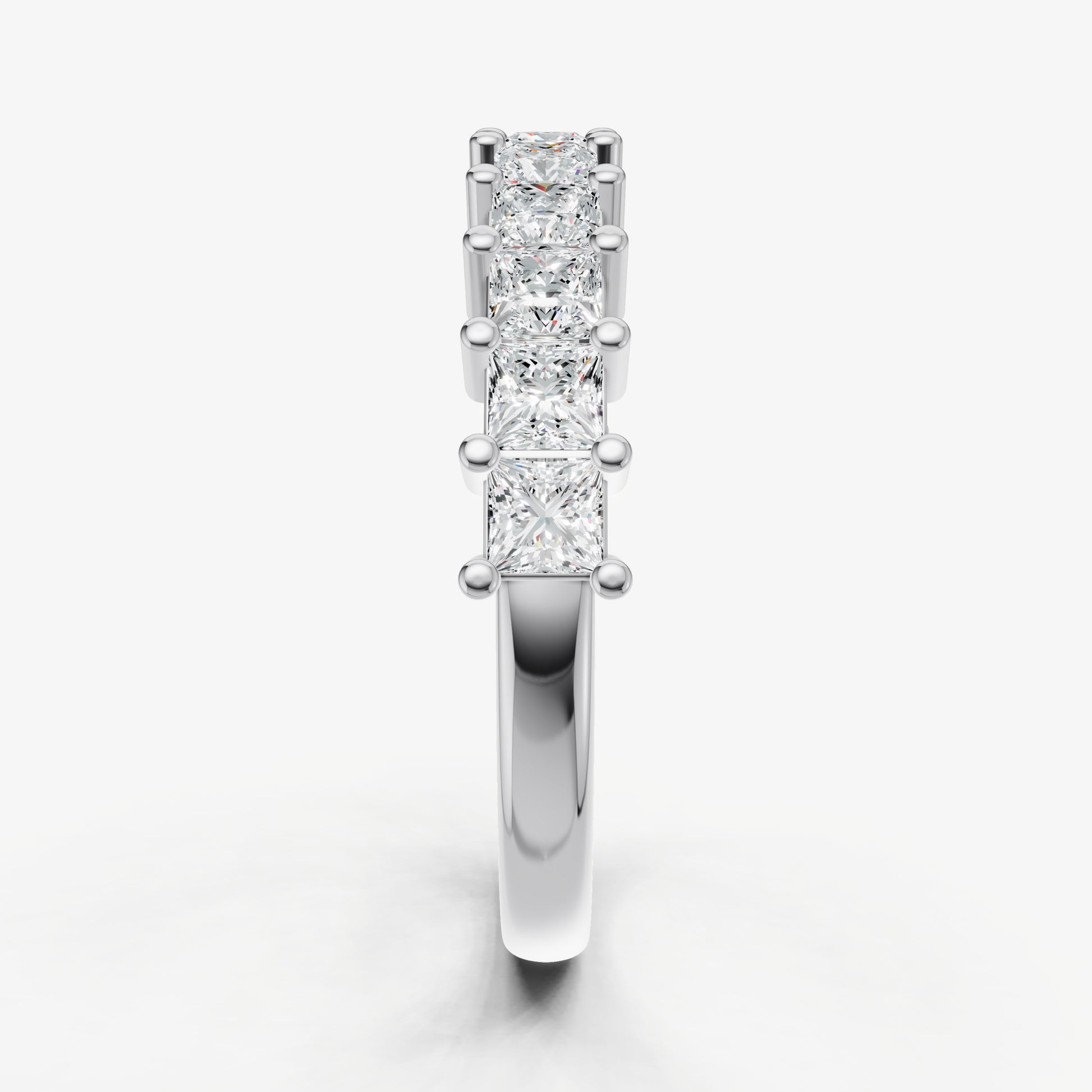 Prong Set 0.10ct (10pt) Diamond Band