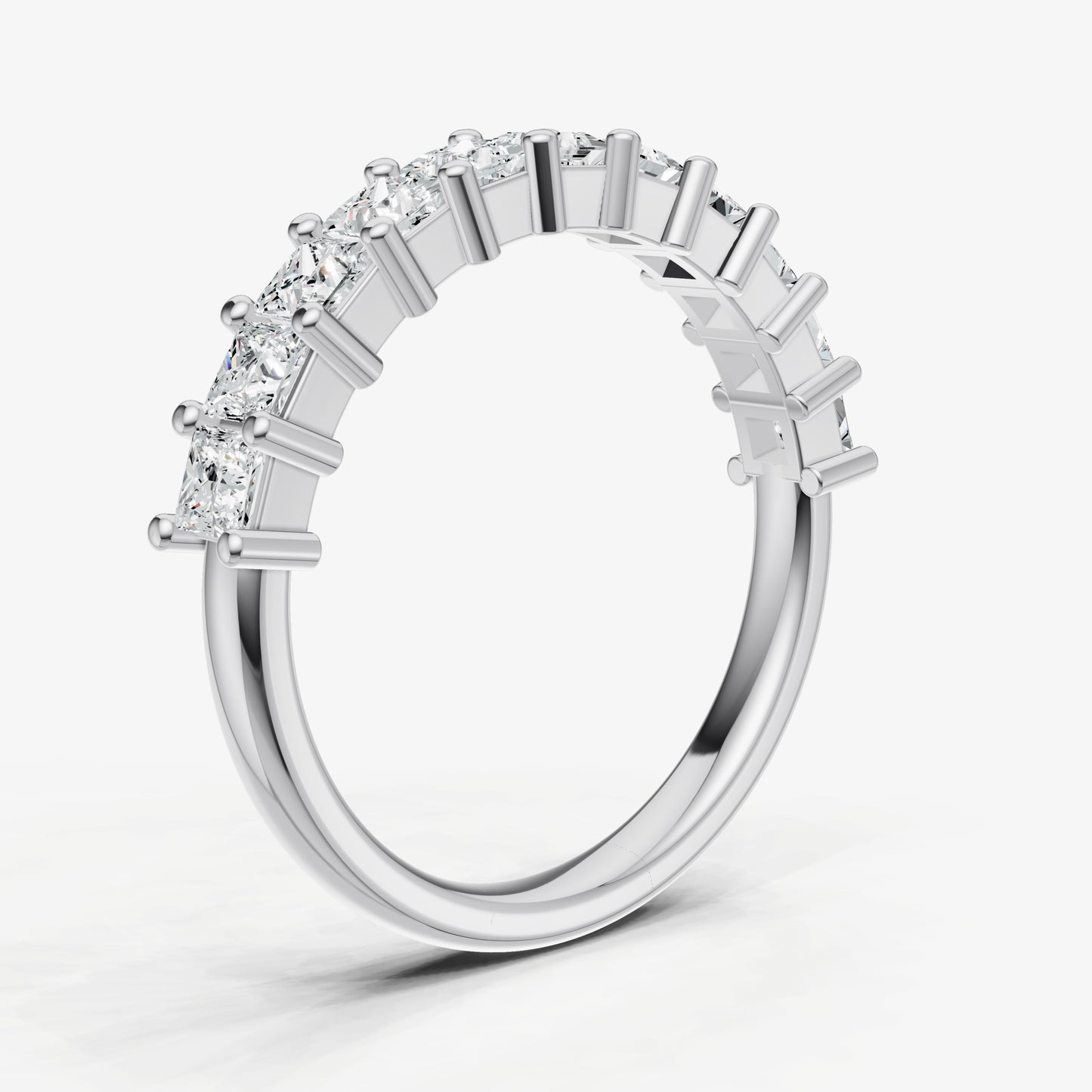 Prong Set 0.10ct (10pt) Diamond Band
