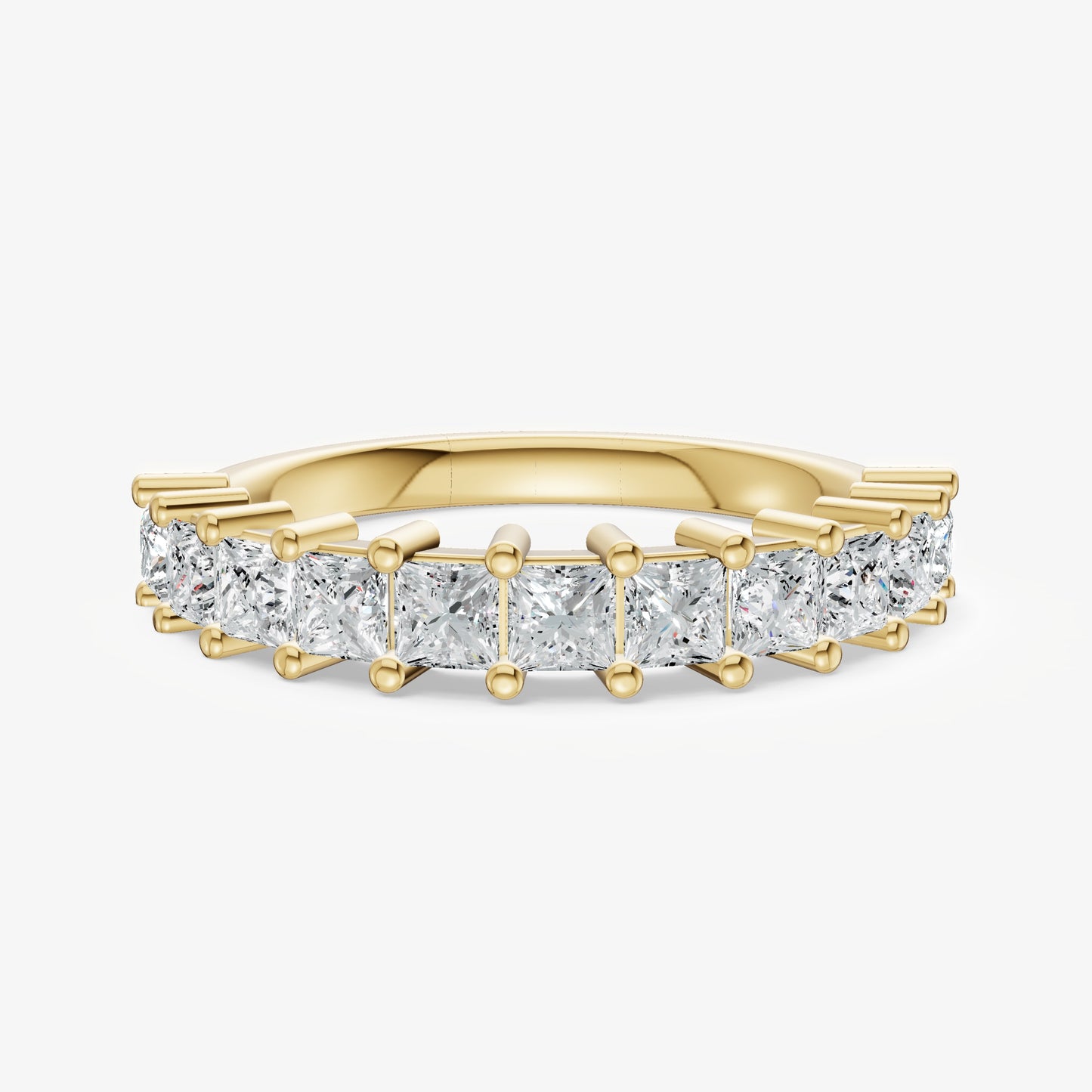 Prong Set 0.10ct (10pt) Diamond Band