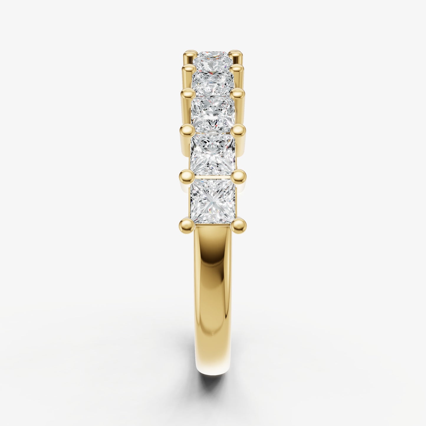 Prong Set 0.10ct (10pt) Diamond Band