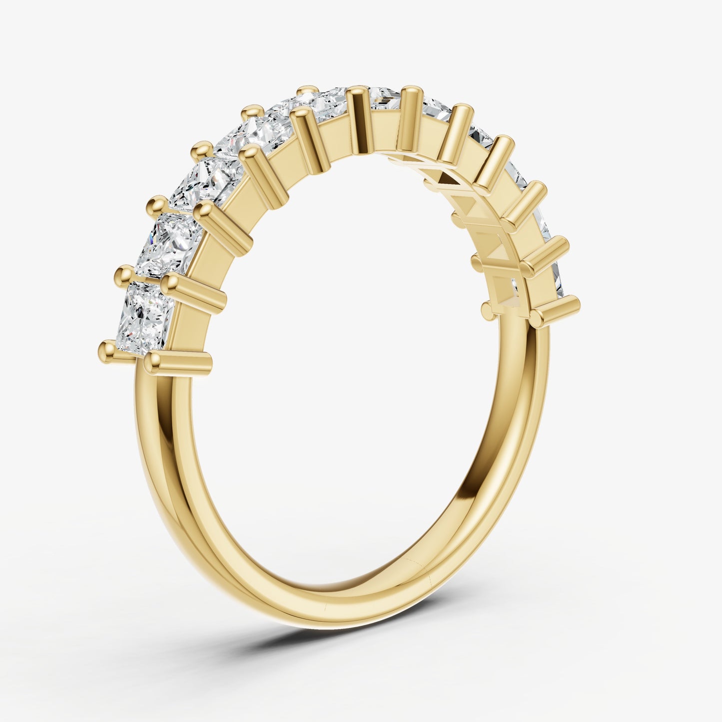 Prong Set 0.10ct (10pt) Diamond Band