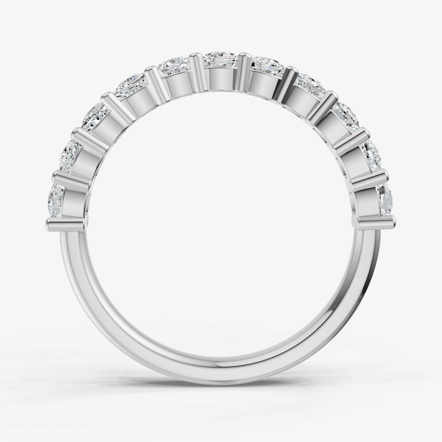 Prong Set Cushion 10pt Diamond Band