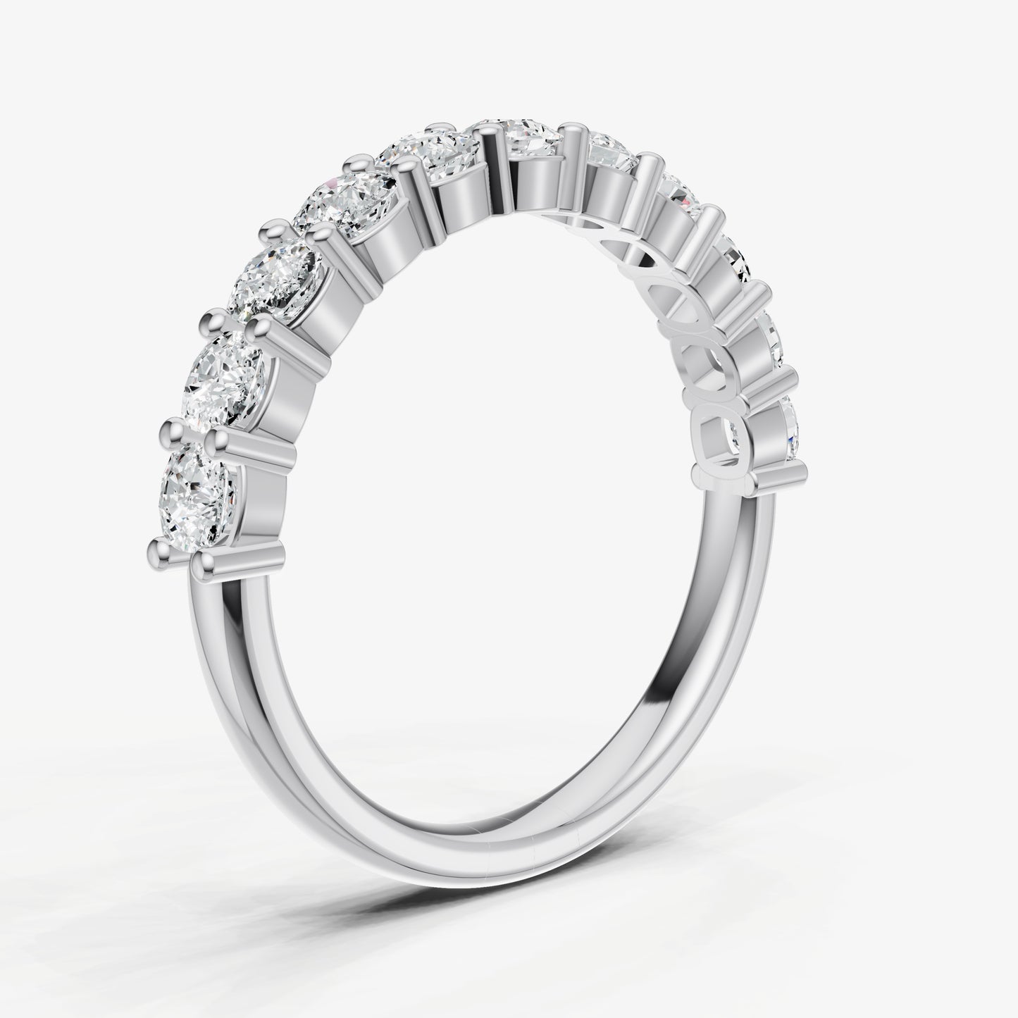 Prong Set Cushion 10pt Diamond Band