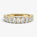 Prong Set Oval 15pt Diamond Band