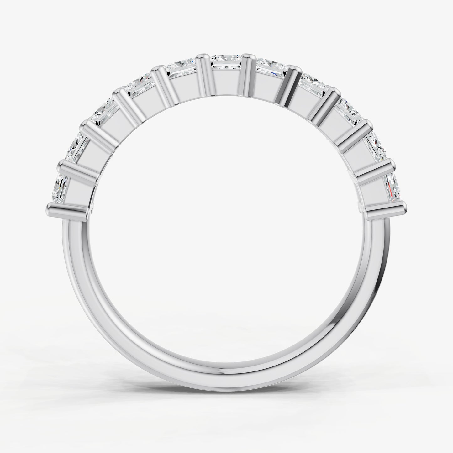 Princess 10pt Prong Set Diamond Band