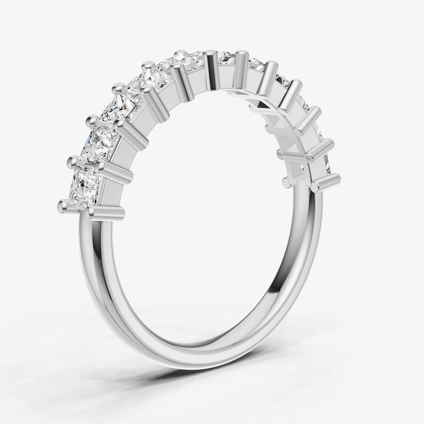 Princess 10pt Prong Set Diamond Band