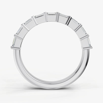 Prong Set East-West 0.10ct (10pt) Diamond Band