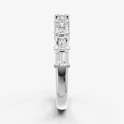Prong Set East-West 0.10ct (10pt) Diamond Band