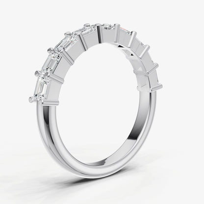 Prong Set East-West 0.10ct (10pt) Diamond Band