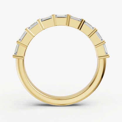 Prong Set East-West 0.10ct (10pt) Diamond Band
