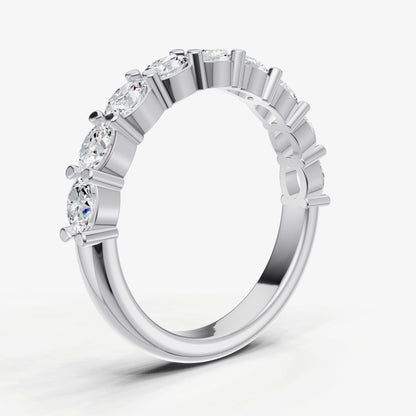 Prong Set East-West 0.10ct (10pt) Diamond Band