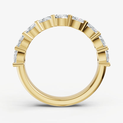Prong Set East-West 0.10ct (10pt) Diamond Band