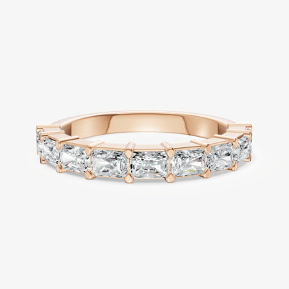 Prong Set East-West 0.10ct (10pt) Diamond Band