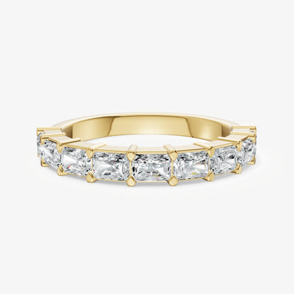 Prong Set East-West 0.10ct (10pt) Diamond Band