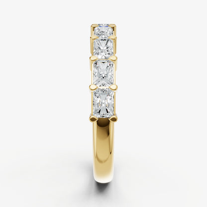 Prong Set East-West 0.10ct (10pt) Diamond Band