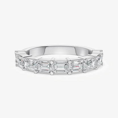 Prong Set East-West 0.15ct (15pt) Diamond Band