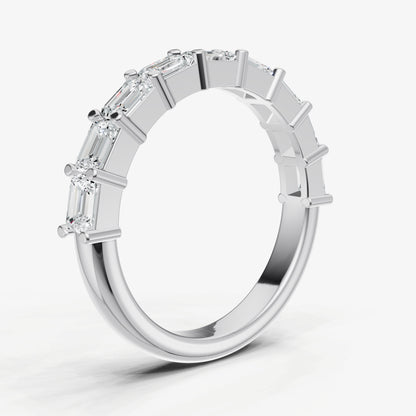 Prong Set East-West 0.15ct (15pt) Diamond Band